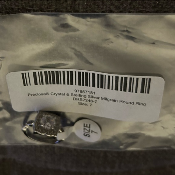 Genuine Preciosa® Crystal & Sterling Silver Ring - Picture 5 of 5